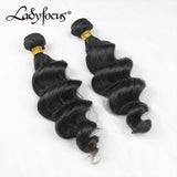 Loose Wave Virgin Brazilian Hair Unpocessed Human Hair Bundles 100g 3/4 Pieces Lot