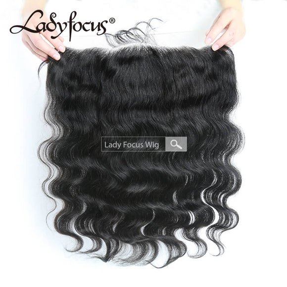 13x4 Lace Frontal Transparent Lace HD Closure Natural Black Straight Wavy Curly 12-20 inches