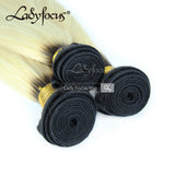 613 1B/613 Straight Blonde Virgin Human Hair Bundles 100g Hair Wefts