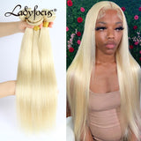 613 1B/613 Straight Blonde Virgin Human Hair Bundles 100g Hair Wefts