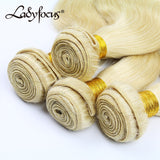 613 1B/613 Body Wave Blonde Virgin Human Hair Bundles 100g Hair Wefts