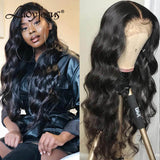 13x4 Lace Front Wig Body Wave Brazilian Virgin Human Hair Frontal Wigs