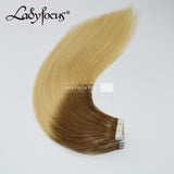 22 24 26inches Tape-in Hair Extensions Tape Glue Remy Indian Human Hair 100g