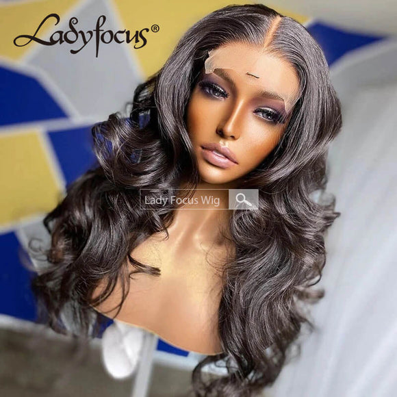 5x5 Lace Front Wig Loose Wave Brazilian Virgin Human Hair Frontal Wigs