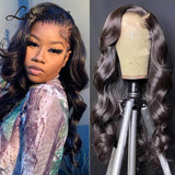 13x4 HD Clear Lace Front Wig Body Wave Brazilian Virgin Human Hair Frontal Wigs