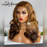 Ombre Lace Front Wig Dark Hair Ends 5x5 Closure Wig | CCLW01