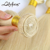 613 1B/613 Straight Blonde Virgin Human Hair Bundles 100g Hair Wefts