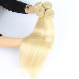 613 1B/613 Straight Blonde Virgin Human Hair Bundles 100g Hair Wefts