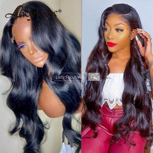 5x5 HD Lace Front Wig Body Wave Brazilian Virgin Human Hair Frontal Wigs