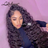 13x4 Lace Front Wig Deep Wave Curly Virgin Human Hair Frontal Wigs