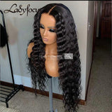 13x6 Lace Front Wig Deep Wave Curly Virgin Human Hair Frontal Wigs