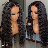 13x6 Lace Front Wig Deep Wave Curly Virgin Human Hair Frontal Wigs