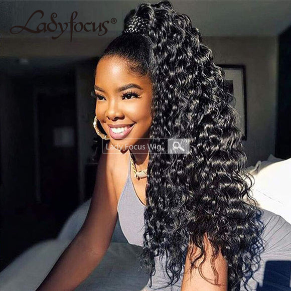 13x6 Lace Front Wig Deep Wave Curly Virgin Human Hair Frontal Wigs