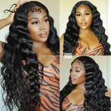 13x4 Lace Front Wig Deep Wave Curly Virgin Human Hair Frontal Wigs