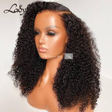 5x5 HD Lace Front Wig Afo Kinky Curly Virgin Human Hair Frontal Wigs