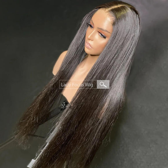 26-34 Inches HD 13x4 13x6 Lace Front Wig Straight Virgin Human Hair 5x5 Closure Wigs