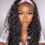 Wet And Wavy Water Wave Headband Wig Virgin Human Hair