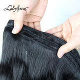 Lady Focus Body Wave Brazilian Virgin Hair Extension Unprocessed 3/4 Pcs Lot