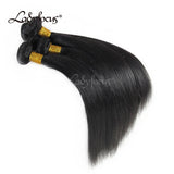 Lady Focus Silky Straight Brazilian Virgin Human Hair Weft 3 or 4 Bundles