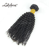 Kinky Curly Brazilian Virgin Hair Thick Unpocessed Afro Curly Weave