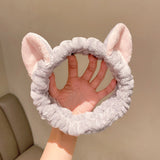 Lovely Wash Face Hairband Women Ponytail Holders Headband