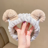 Lovely Wash Face Hairband Women Ponytail Holders Headband