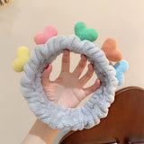 Lovely Wash Face Hairband Women Ponytail Holders Headband