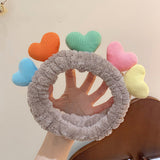 Lovely Wash Face Hairband Women Ponytail Holders Headband