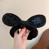 Lovely Wash Face Hairband Women Ponytail Holders Headband